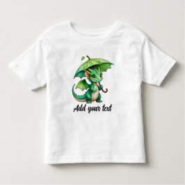Toddler Tee with Cute Baby Dragon トドラーTシャツ