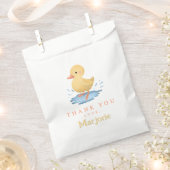 Toddlers Cute Farm Duck Birthday Favor フェイバーバッグ (クリップ留めされた状態)