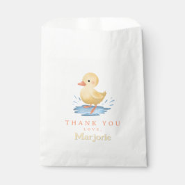 Toddlers Cute Farm Duck Birthday Favor フェイバーバッグ