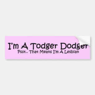 Todgerドジャース バンパーステッカー