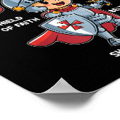 Todler Boy Armor Of God Brother Son Men Chris ポスター (角)