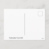 Todmorden Town Hall シーズンポストカード (裏面)