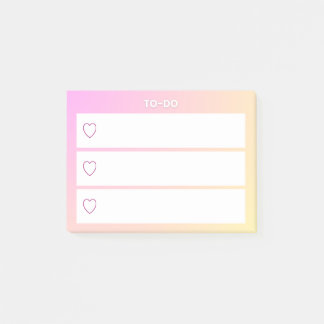 TODOリストの付箋メモ ポストイット