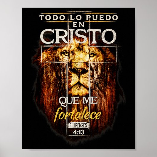 Todo Lo Puedo En Cristo Filipenses 4_13 Spanish Ch ポスター (正面)