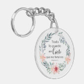 Todo lo puedo en cristo, Llavero acrílico キーホルダー (正面左)