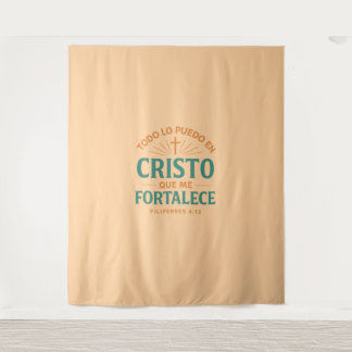 Todo lo puedo en Cristo que me fortalece  タペストリー