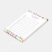 ToDoListカラフルの名前をカスタムする ポストイット (アングル)