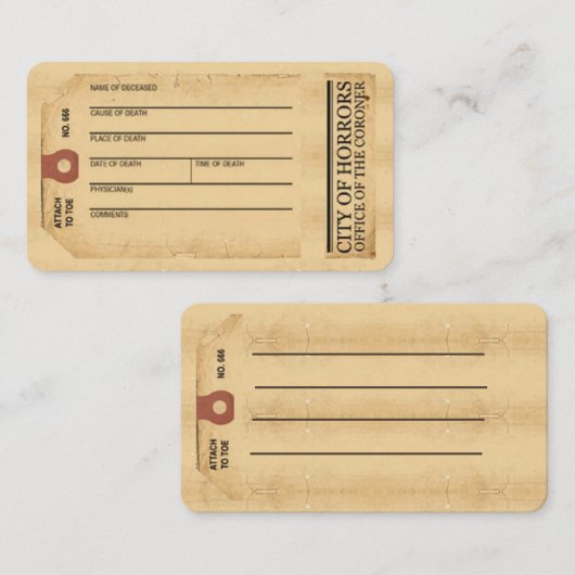 TOEラベル名刺 名刺 (正面/裏面)