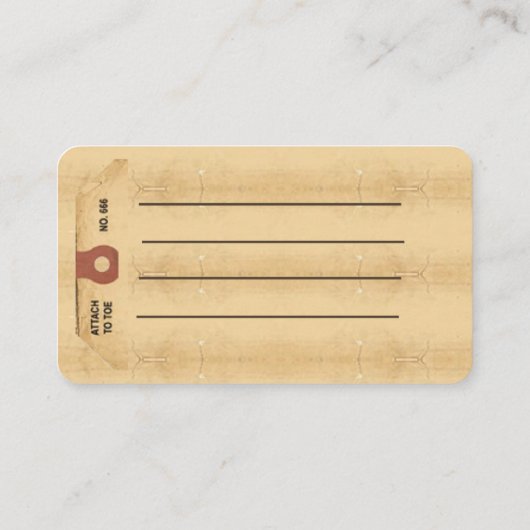 TOEラベル名刺 名刺 (裏面)