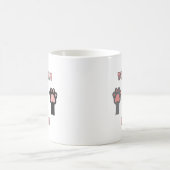 Toe Bean Tribe Cute Cat Kawaii コーヒーマグカップ (中央)