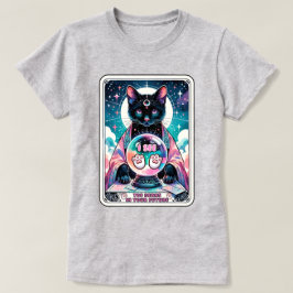 Toe Beans CatタロットカードTシャツが表示される Tシャツ
