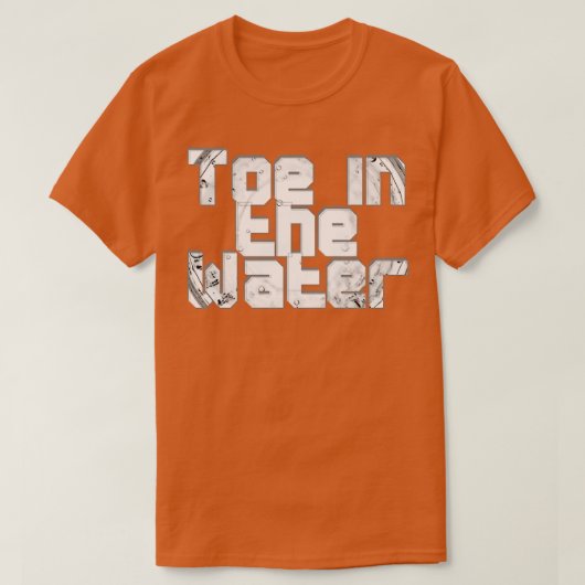 Toe in the water tシャツ (デザイン正面)