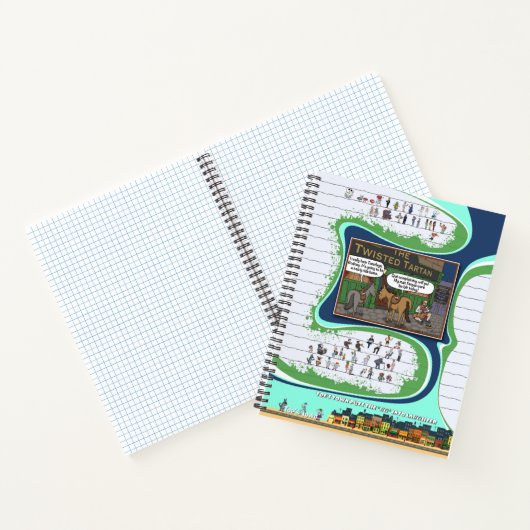 Toe’s Town Comic | Spiral Notebook ノートブック (内部)