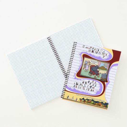 Toe’s Town Comic | Spiral Notebook ノートブック (内部)