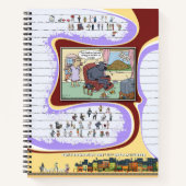 Toe’s Town Comic | Spiral Notebook ノートブック (正面)