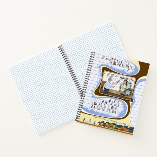 Toe’s Town Comic | Spiral Notebook ノートブック (内部)