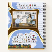 Toe’s Town Comic | Spiral Notebook ノートブック (裏面)