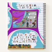 Toe’s Town Comic | Spiral Notebook ノートブック (裏面)