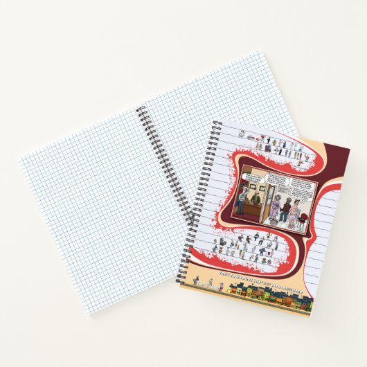 Toe’s Town Comic | Spiral Notebook ノートブック (内部)