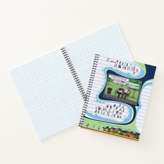Toe’s Town Comic | Spiral Notebook ノートブック (内部)