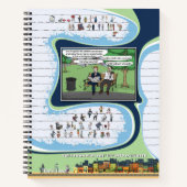 Toe’s Town Comic | Spiral Notebook ノートブック (正面)