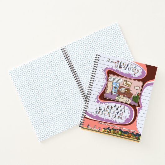Toe’s Town Comic | Spiral Notebook ノートブック (内部)
