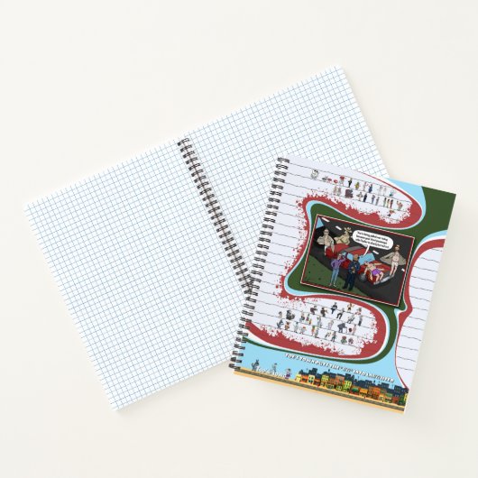 Toe’s Town Comic | Spiral Notebook ノートブック (内部)