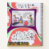 Toe’s Town Comic | Spiral Notebook ノートブック (裏面)