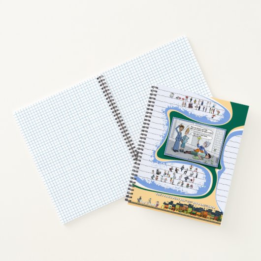 Toe’s Town Comic | Spiral Notebook ノートブック (内部)