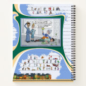 Toe’s Town Comic | Spiral Notebook ノートブック (裏面)