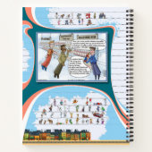 Toe’s Town Comic | Spiral Notebook ノートブック (裏面)