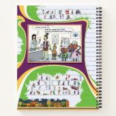 Toe’s Town Comic | Spiral Notebook ノートブック (裏面)