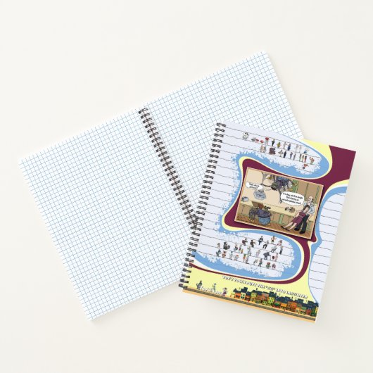 Toe’s Town Comic | Spiral Notebook ノートブック (内部)