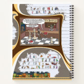 Toe’s Town Comic | Spiral Notebook ノートブック (裏面)