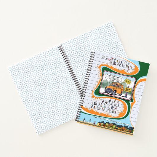 Toe’s Town Comic | Spiral Notebook ノートブック (内部)