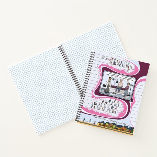 Toe’s Town Comic | Spiral Notebook ノートブック (内部)