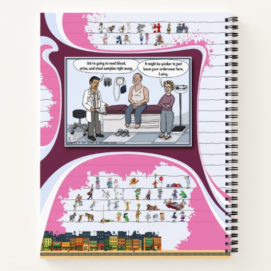 Toe’s Town Comic | Spiral Notebook ノートブック (裏面)