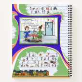 Toe’s Town Comic | Spiral Notebook ノートブック (裏面)