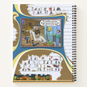 Toe’s Town Comic | Spiral Notebook ノートブック (裏面)