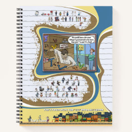 Toe’s Town Comic | Spiral Notebook ノートブック