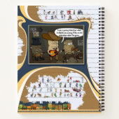 Toe’s Town Comic | Spiral Notebook ノートブック (裏面)