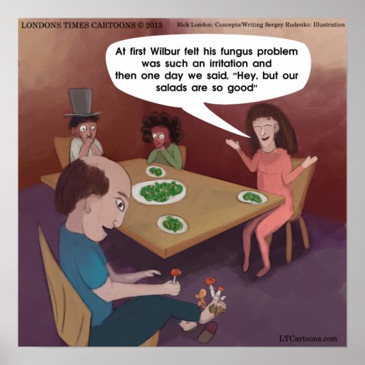 ToedStoolsのポスターで楽しいおもしろい男 ポスター (正面)