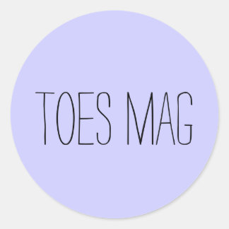 Toes Magステッカー ラウンドシール