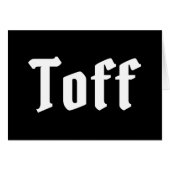 Toffカード (正面横)