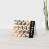 Toffee BrownとWhite Diamondありがとう サンキューカード (正面)