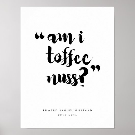 "Toffee" Ed Miliband 最高の Moments Collection 2/3 ポスター (正面)