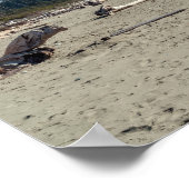 Tofinoの長いビーチ- BC，カナダ ポスター (角)