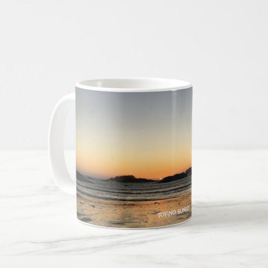 Tofino, BC - Sunset in October Coffee Mug コーヒーマグカップ (正面左)