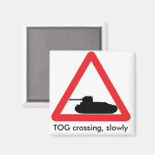 TOG交差冷蔵庫用マグネット。 マグネット (正面/裏面)