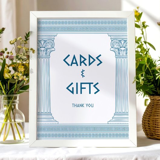  togaパーティーのカードとギフトのパーティーサイン ポスター